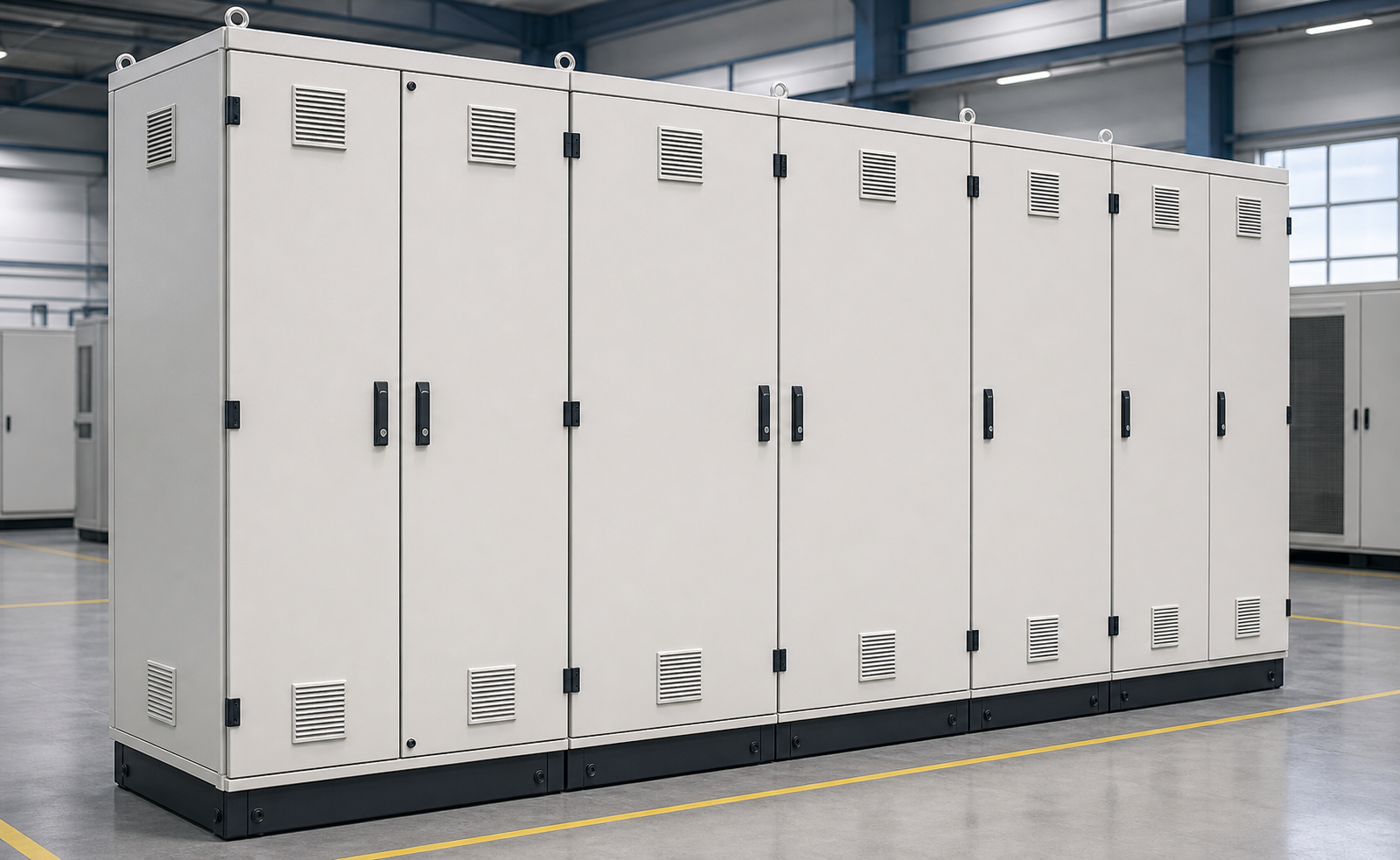 Closed electrical control panel and cabinet enclosures