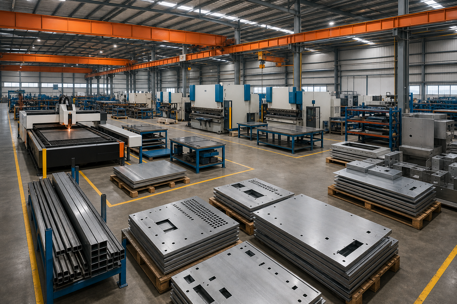 Indian factory production floor