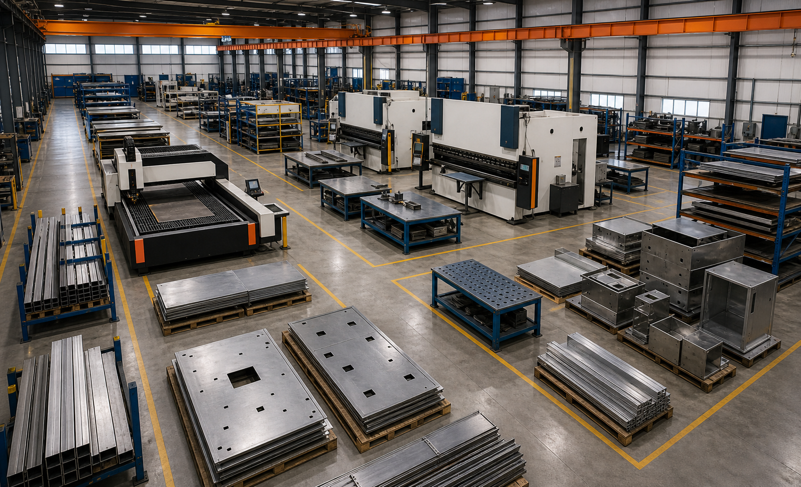 Sheet metal factory setup in India