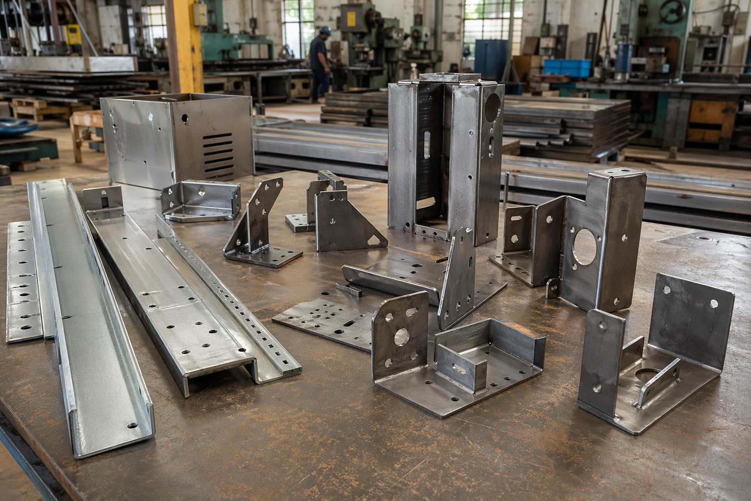 Mounting plates and support parts